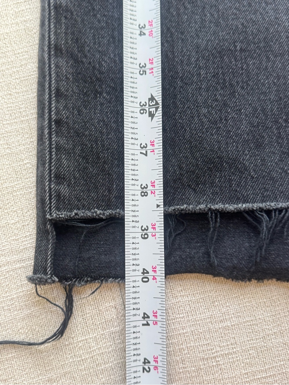 🖤 MOUSSY VINTAGE High-Waisted Denim Black Jeans 26 - Picture 8 of 8